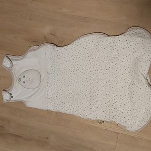 Nested bean weighted sleepsack